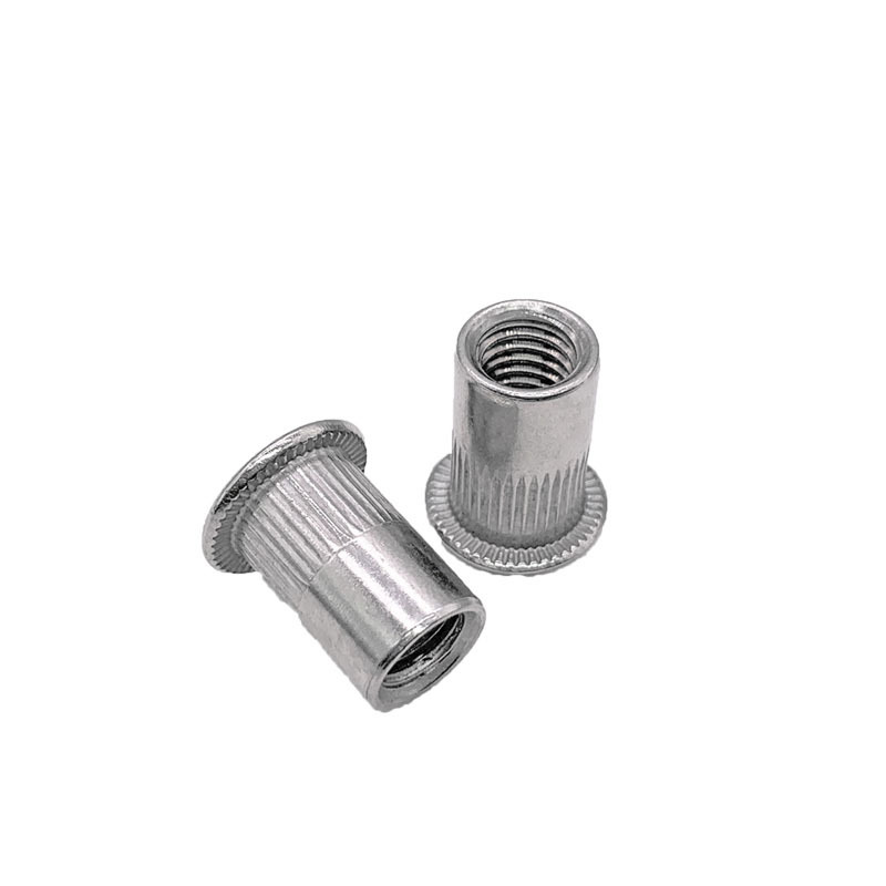 20 piezas 50 Uds 100 Uds aleación de aluminio Rivnut cabeza plana remache roscado inserto Nutsert tapa remache tuerca M3 M4 M5 M6 M8 M10