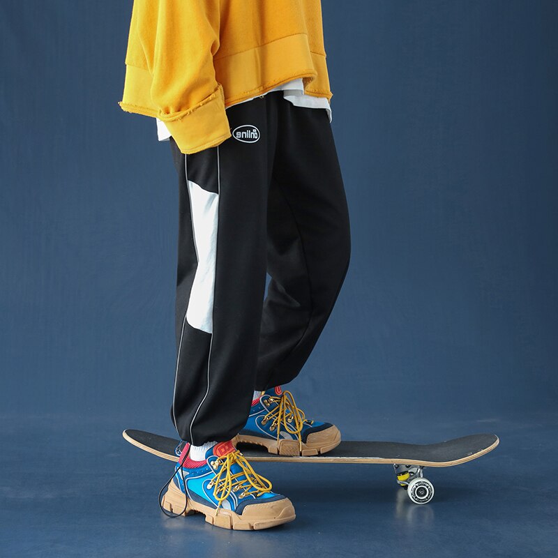 Streetwear Jogging Skate Homme Cargo Noir Pantalon Cargo Homme