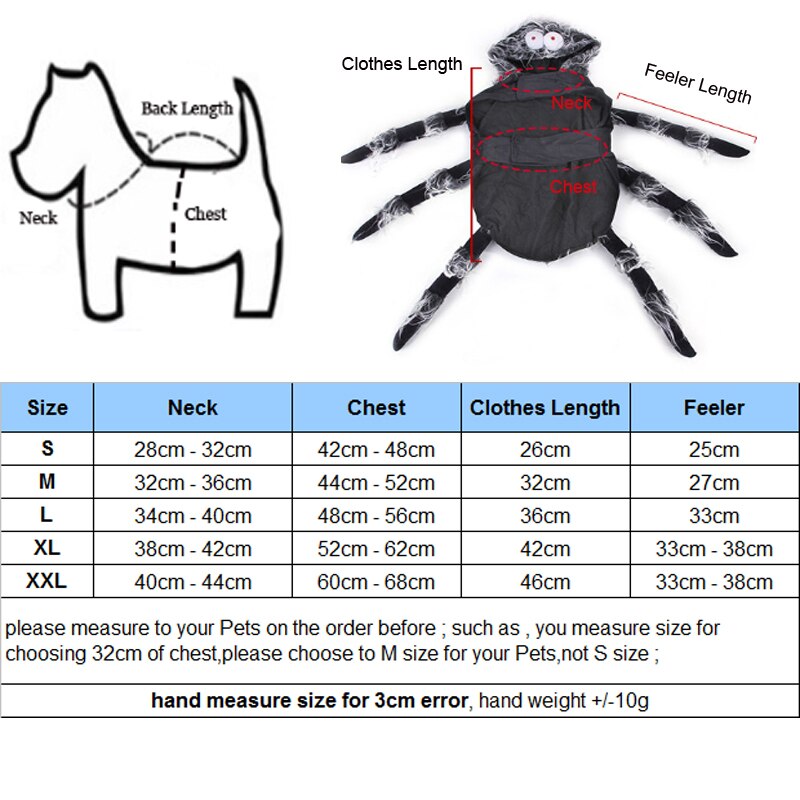 Halloween psy kostium kamizelka ogromny sztuczny pająk zwierzęta stroje Cosplay kostium przebranie Halloween akcesoria dla zwierząt dla psa kota