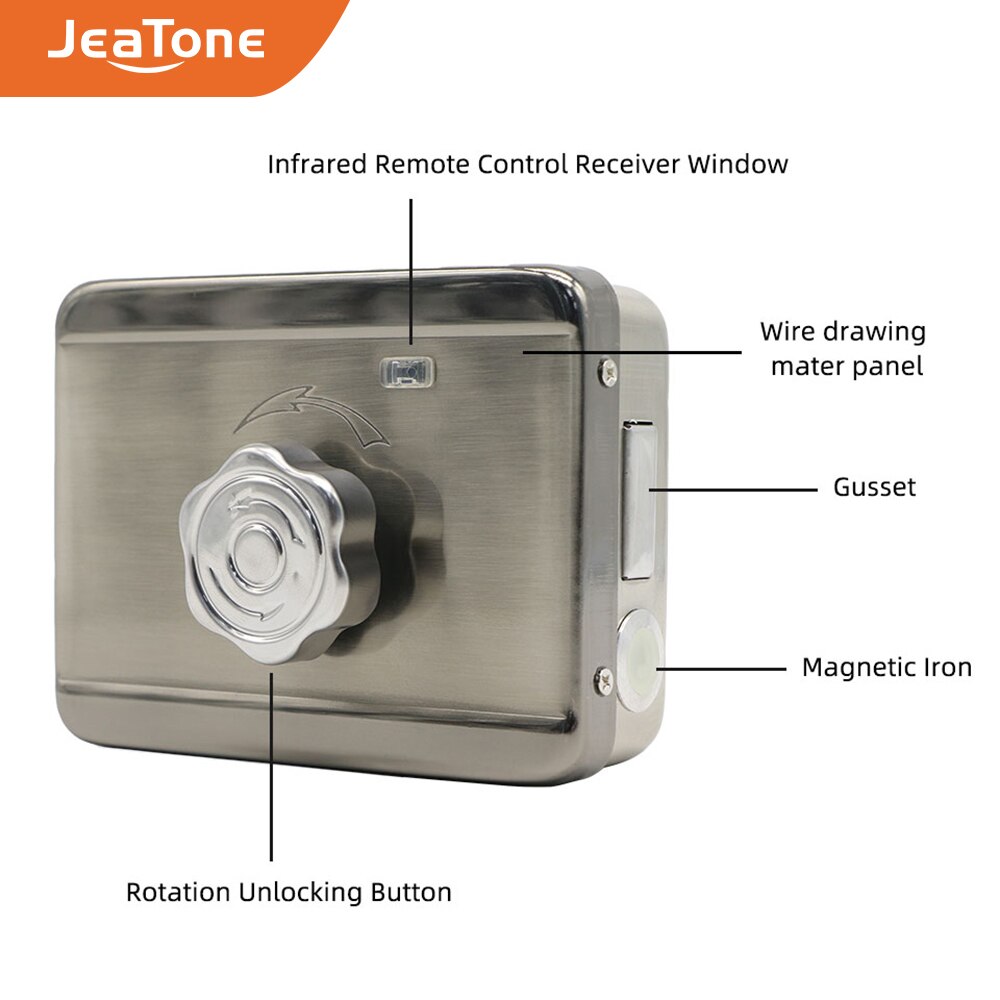 JeaTone Electric Lock to build your video intercom system