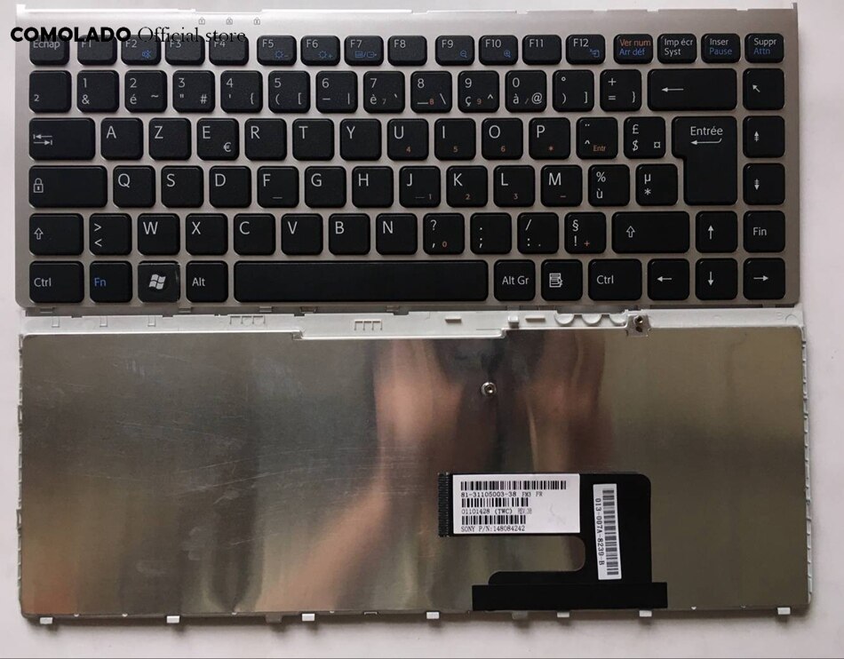 Spanish Arabic Czech French Italian Turkish Keyboard for Sony Vaio VGN-FW FW11 FW130 FW139 FW140 FW145 FW150 FW160 FW170 Series: green