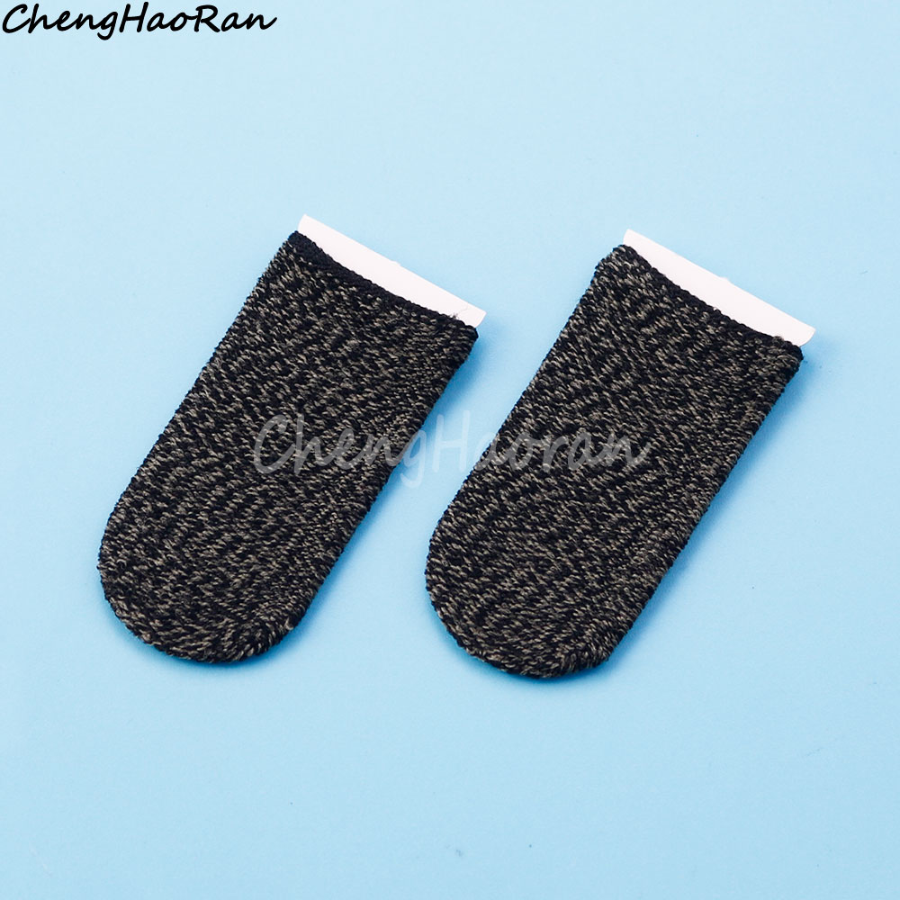 Gants de sueur respirants pour manette de jeu, jeux mobiles, écran tactile, doigts, 1 paire: Rouge