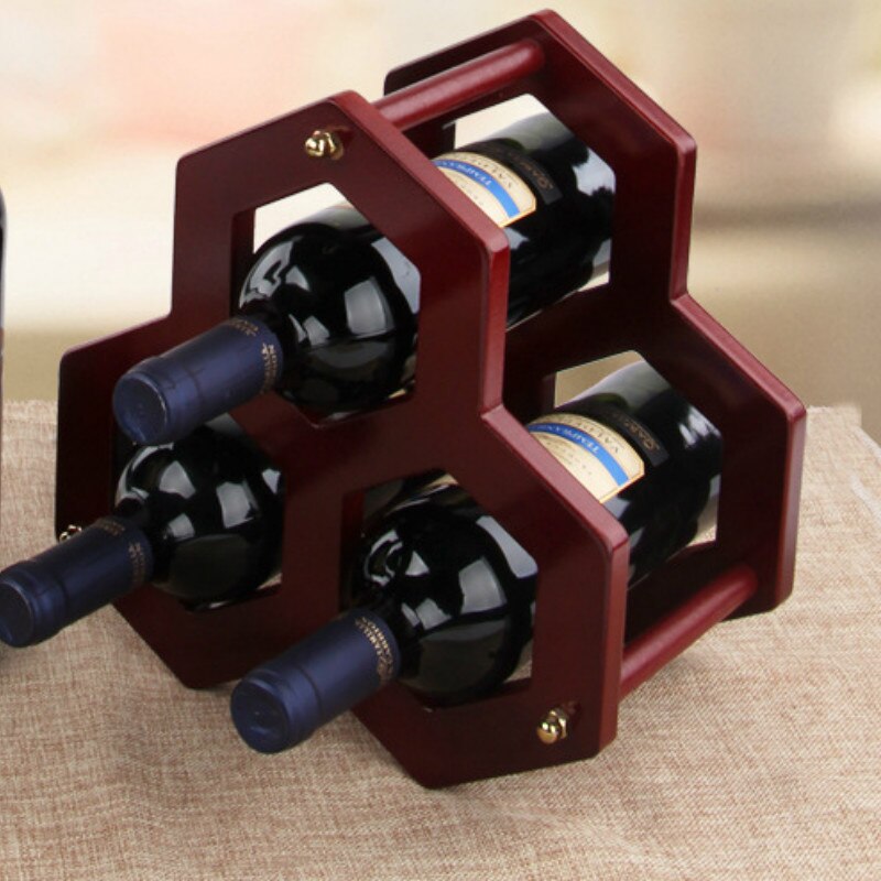 Solid Wood Wind Rack Decoration European-Style Wine Rack Wine Glass Rack Household Wine Rack Wine Cabinet Showing Stand Wine Set: B