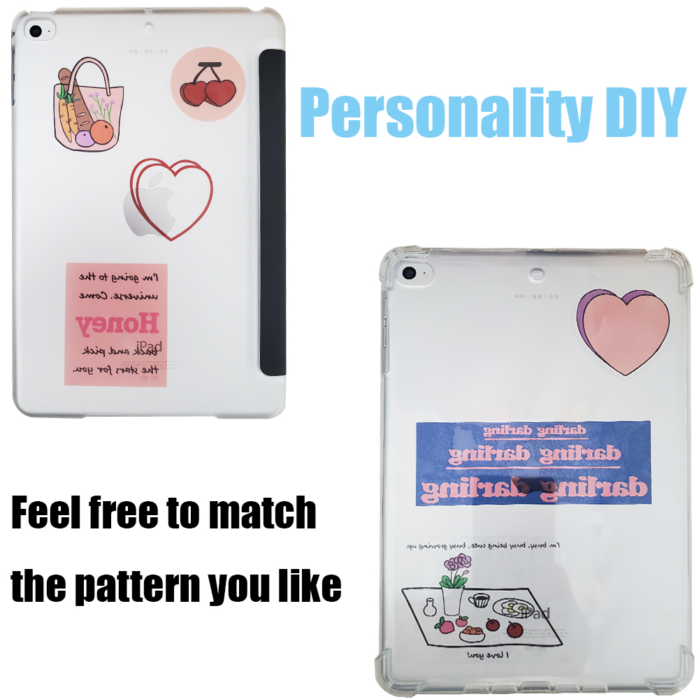 Stickers for Tablets case DIY Transparent personality pattern for ipad Galaxy Matepad Tab Lenovo Xiaomi pad
