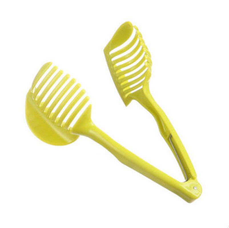 1 Pc Plastic Groene Handleiding Snijmachines Tomaat Slicer Fruit Cutter Tomaat Citroen Cutter Assistent Koken Holder Keuken Tool: Default Title