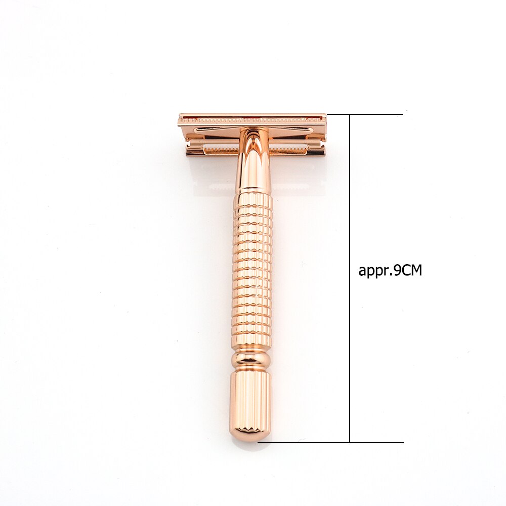 BAILI Double Edge Safety Razor Silvery Golden safety razor Alloy razor come with box 1 SET/LOT