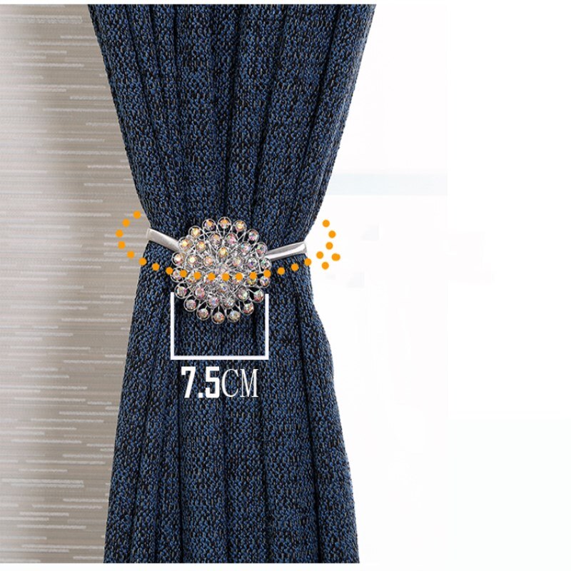 Shaped Magnet Flower Curtain Strap Magnetic Curtain Buckle Window Hatch Ball Holder Curtain Accessories