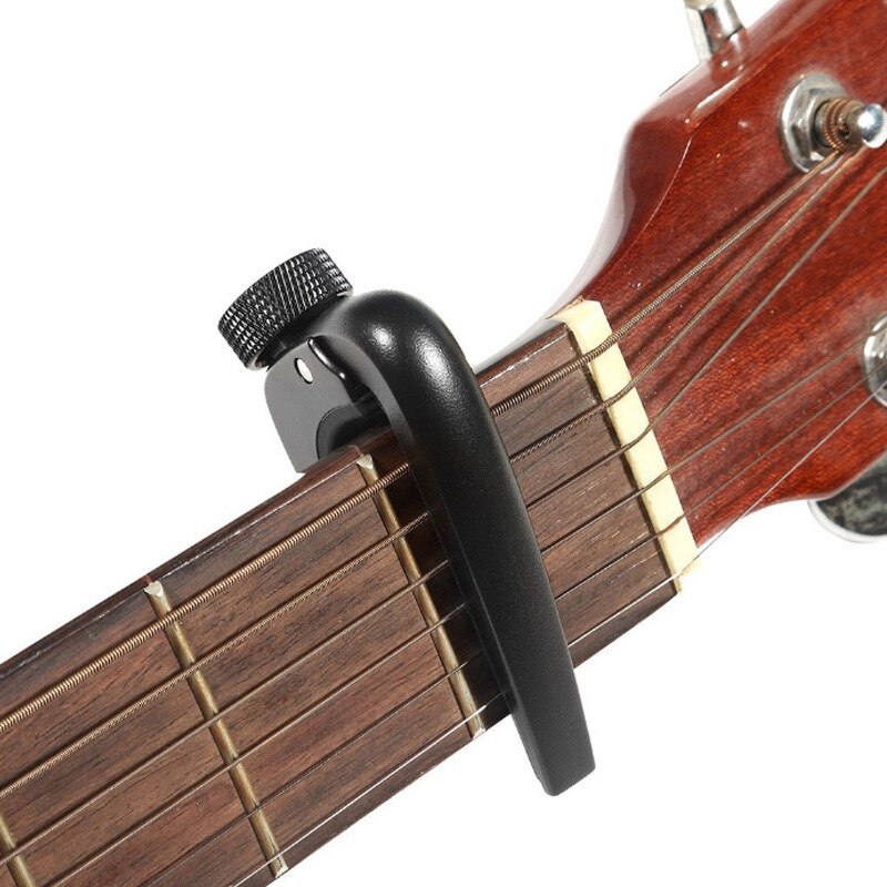 Guitar Capo Clip on Portable Guitar Chromatic Capo for Acoustic Electric Guitar Bass