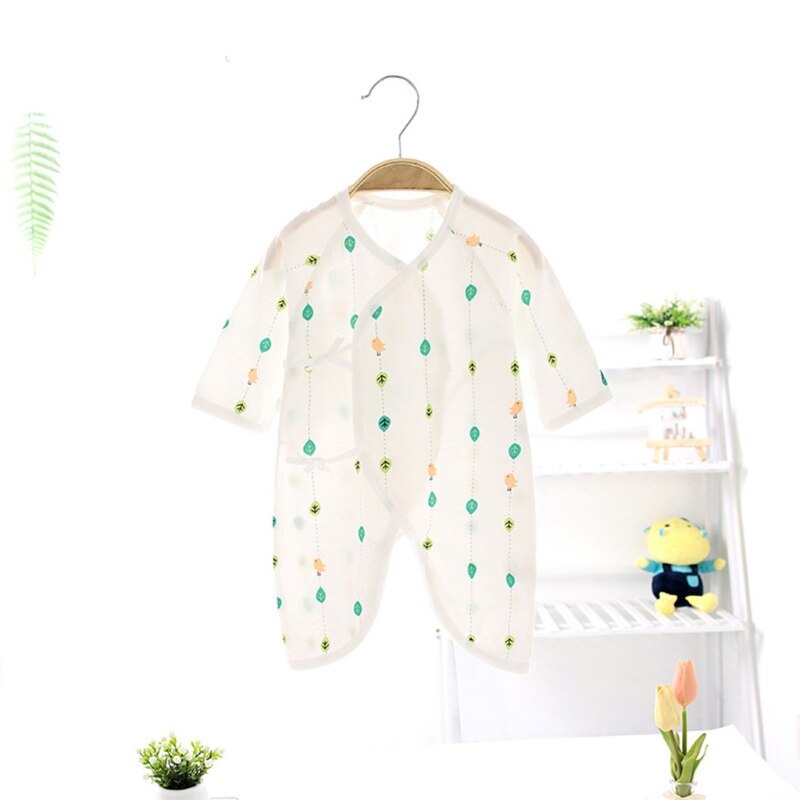 Pasgeboren Baby Jongen Meisje Romper Kleding Een Stuk Dunne Jumpsuit Playsuit Peuter