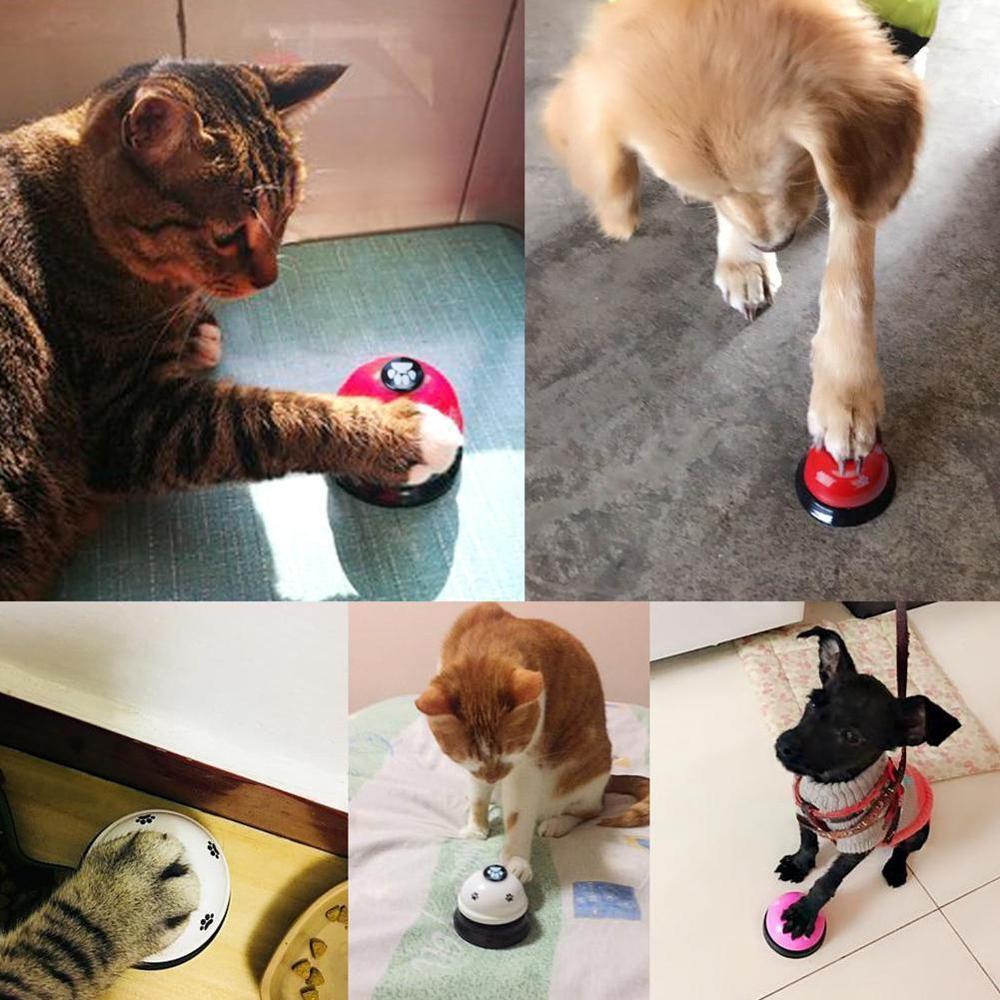 1Pcs Pet Bell Supplies Trainer Bells Training Dogs Training Dog Cat Dog Toys High Equipment Trai D5L7