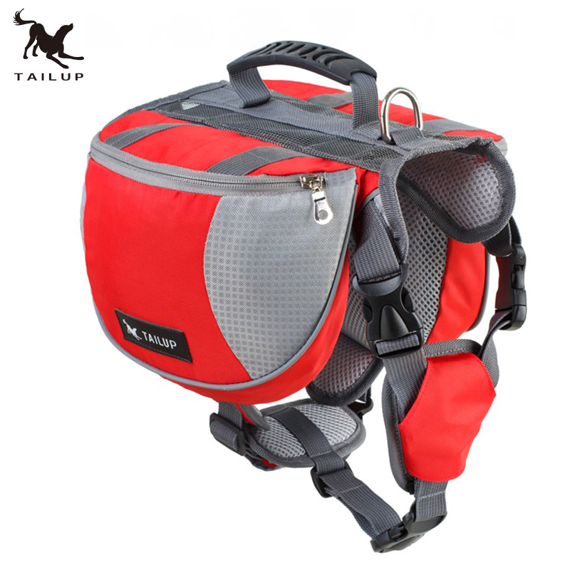 TAILUP Outdoor Verstelbare Zadeltas Grote Capaciteit Hond Training Rugzak K9 Draagtassen
