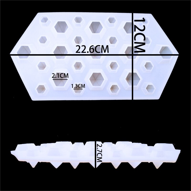 QIAOQIAO DIY Diamonds Gem Siliconen Cool Ice Maker Cube Mold Lade Chocolade Bar Party Mould CrystalMolds Tool: MJ-524