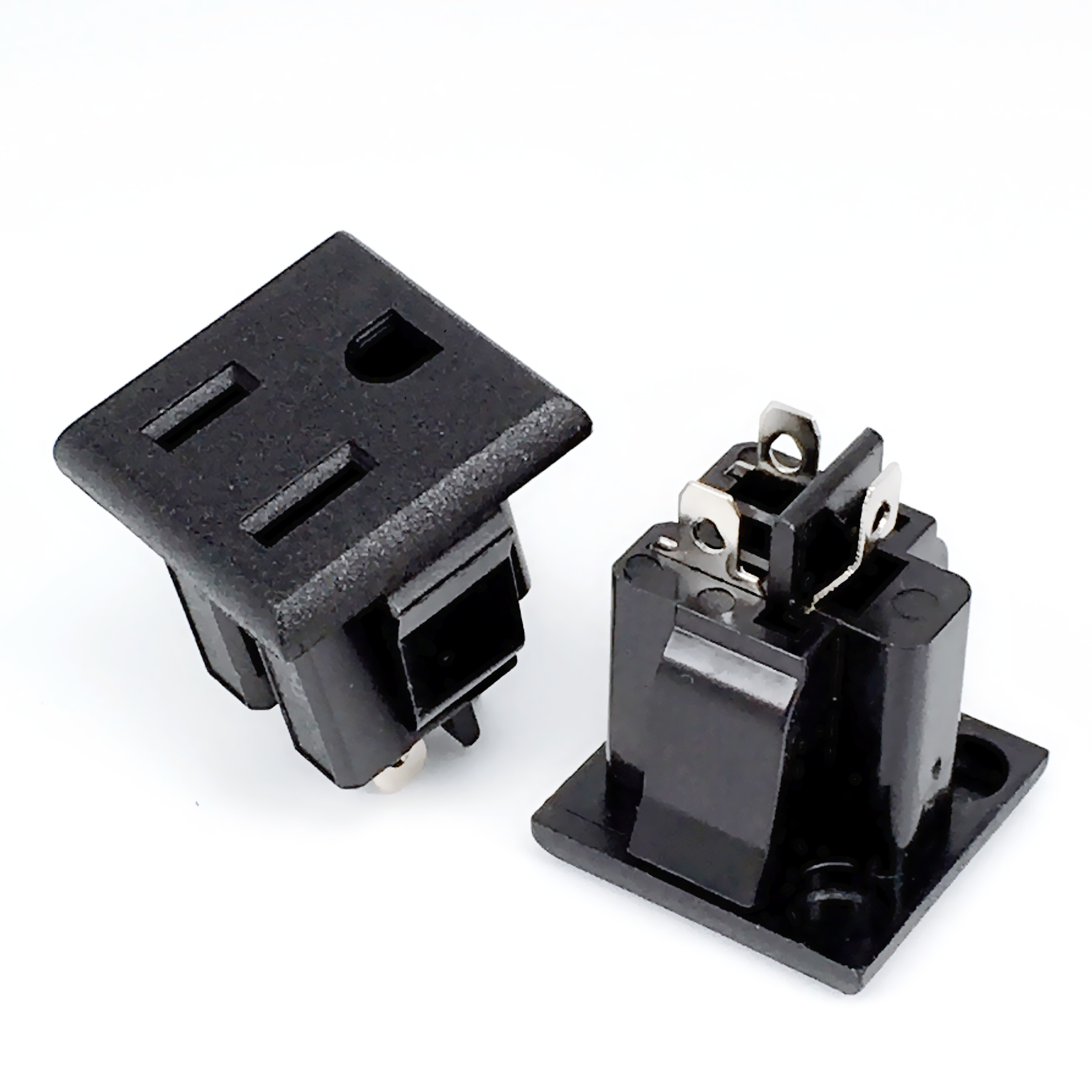 10pcs 3Pin American Outlet Socket 15A 250V AC Power Socket,SS-6B Plug Jack