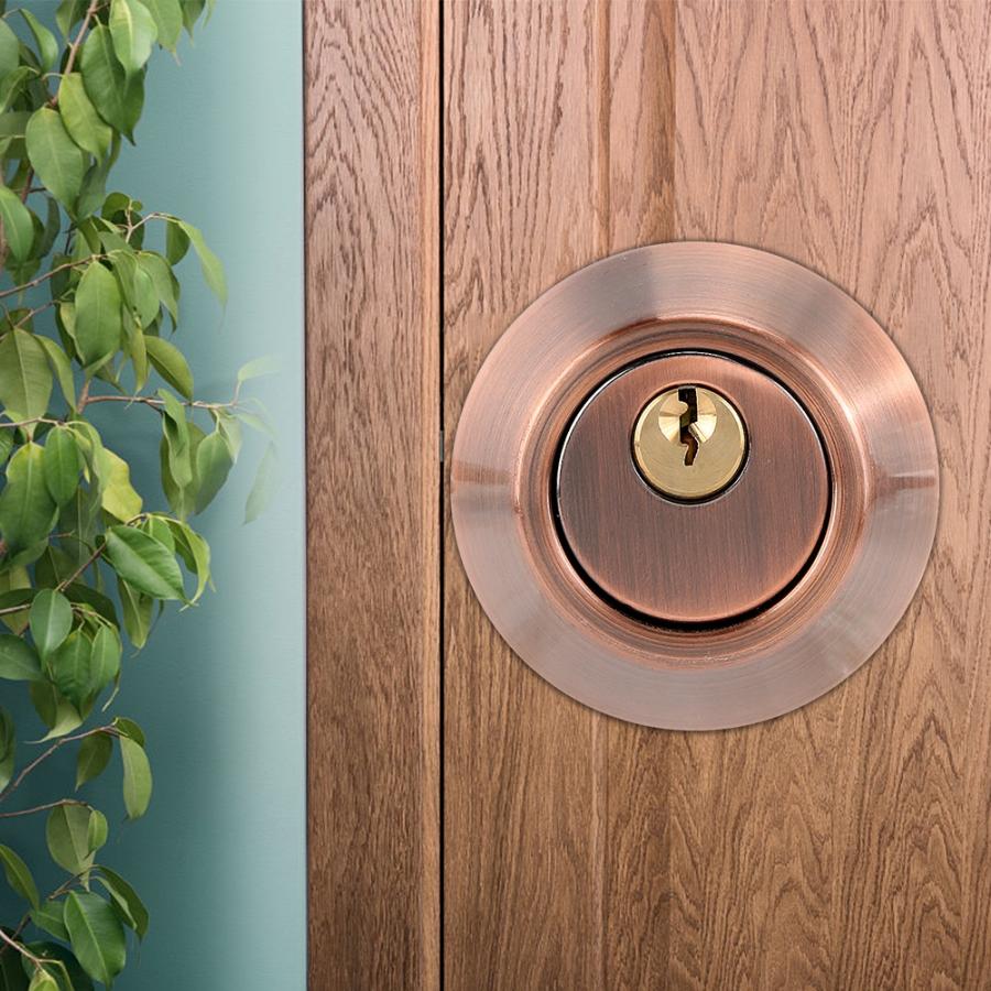 Stainless Steel Single Cylinder Safety Anti-Theft Bedroom Door Lock with Keys