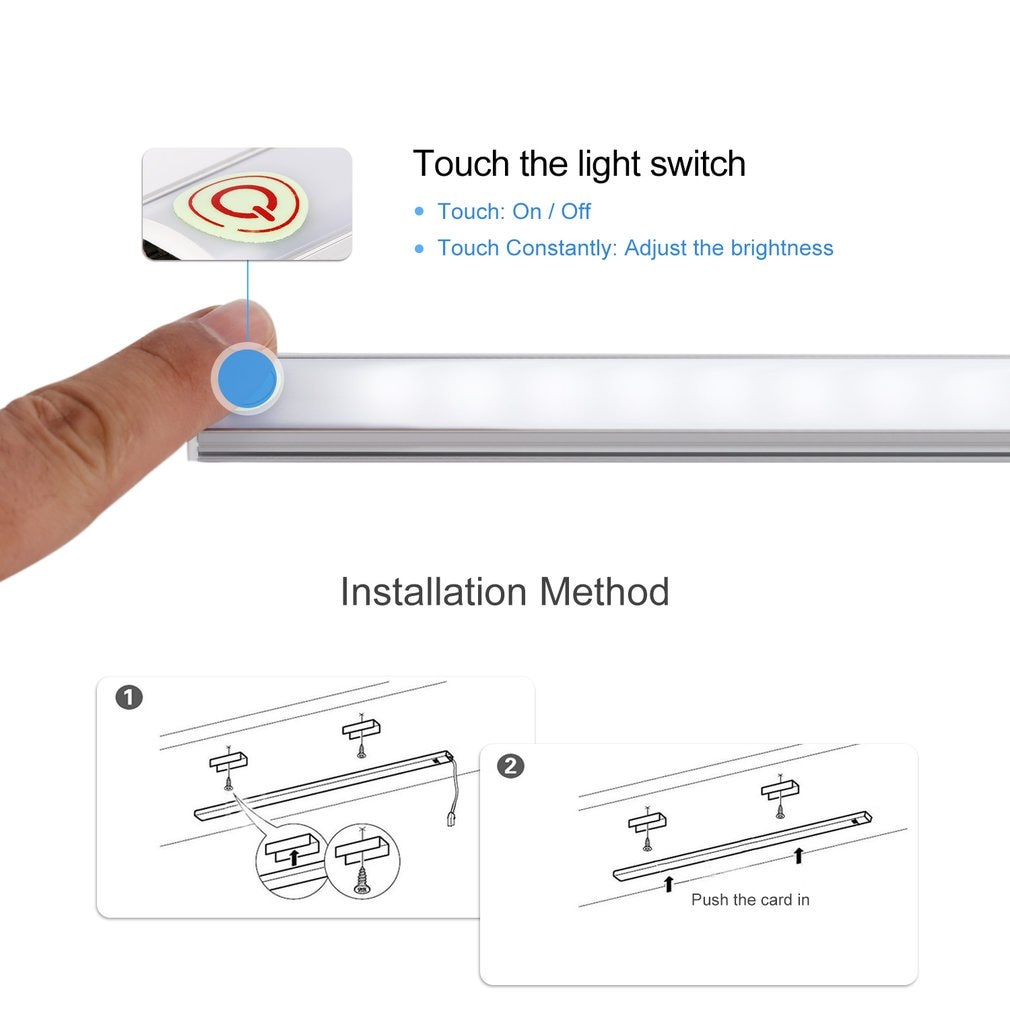 Led Sensor Nachtlampje Draadloze Dimmen Usb Kast Licht Slaapkamer Woonkamer Gang Motion Sensor Wandlamp