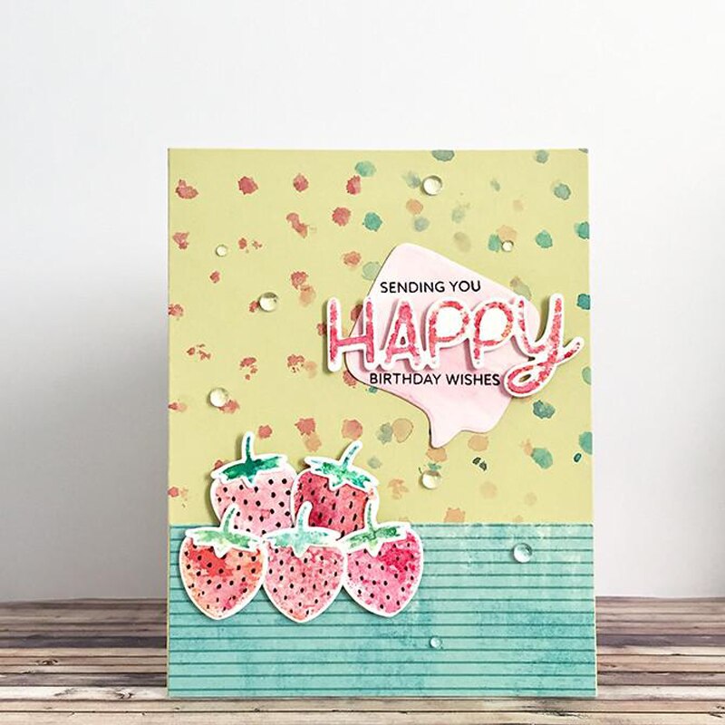 Spotty Stencil for DIY Scrapbooking Decorative Embossing Paper Cards Making Crafts Plastic Template Drawing Sheet 6x6inches