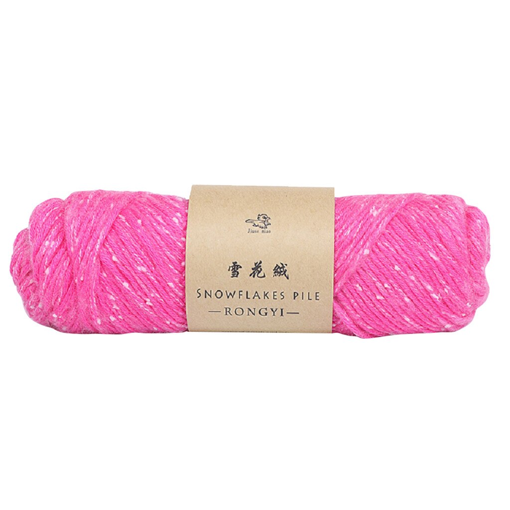100g Snowflake Scarf Line Diy Crochet Thick Wool Sweater Baby Line Lover Cotton @35