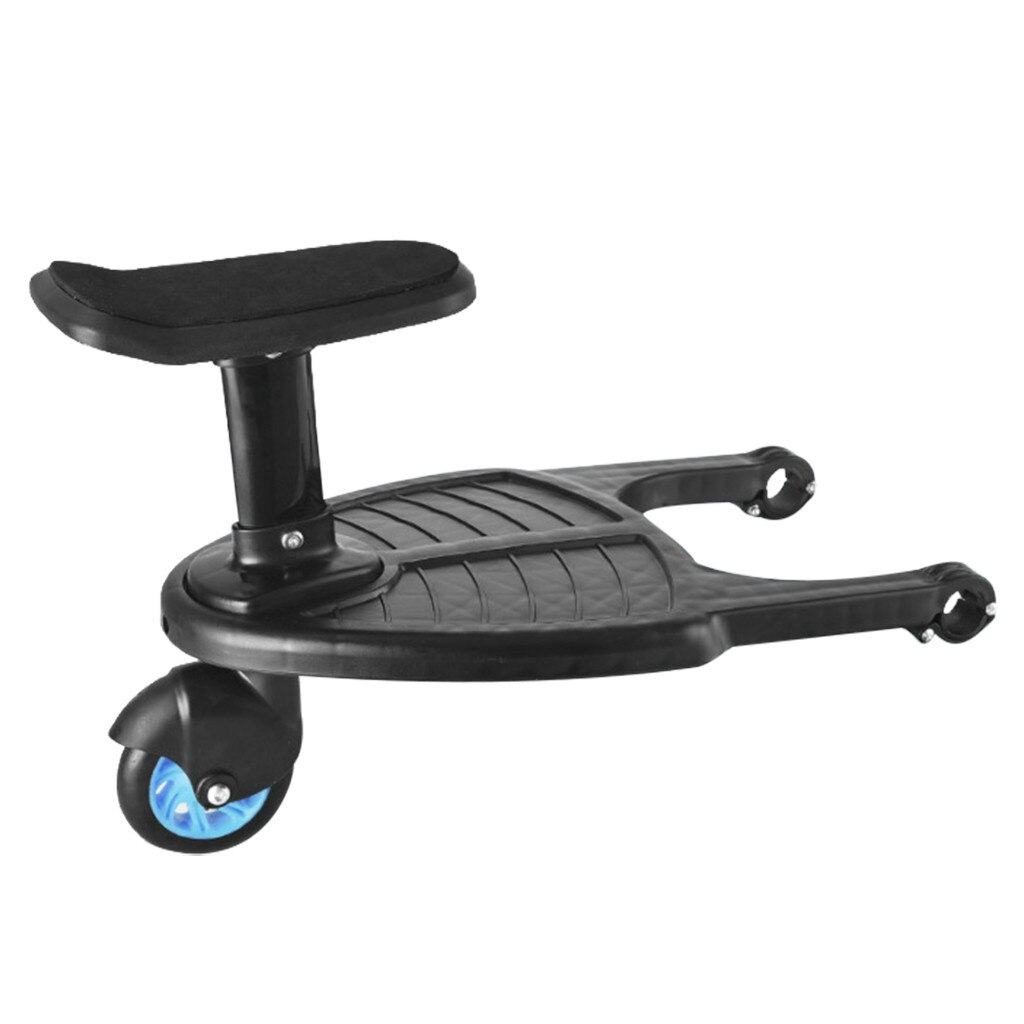 Poussette à roulettes pour bébé, planche à Buggy, marchepieds de sécurité et de confort jusqu'à 25Kg, accessoires pour enfants: Bleu