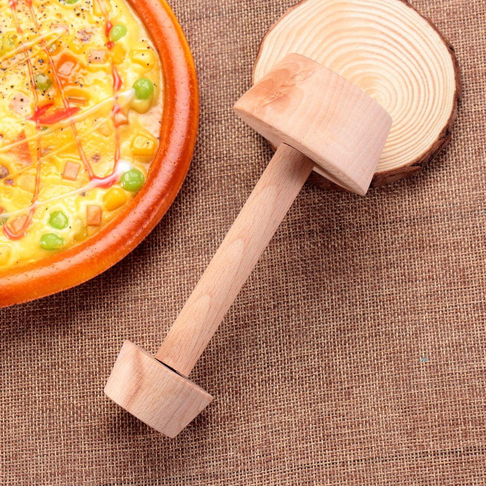 1PC Natural Wooden Egg Tart Tamper Double Side Pastry Pusher Portable Wood Eggtart Cake Mold Baking Supplies Kitchen Tools