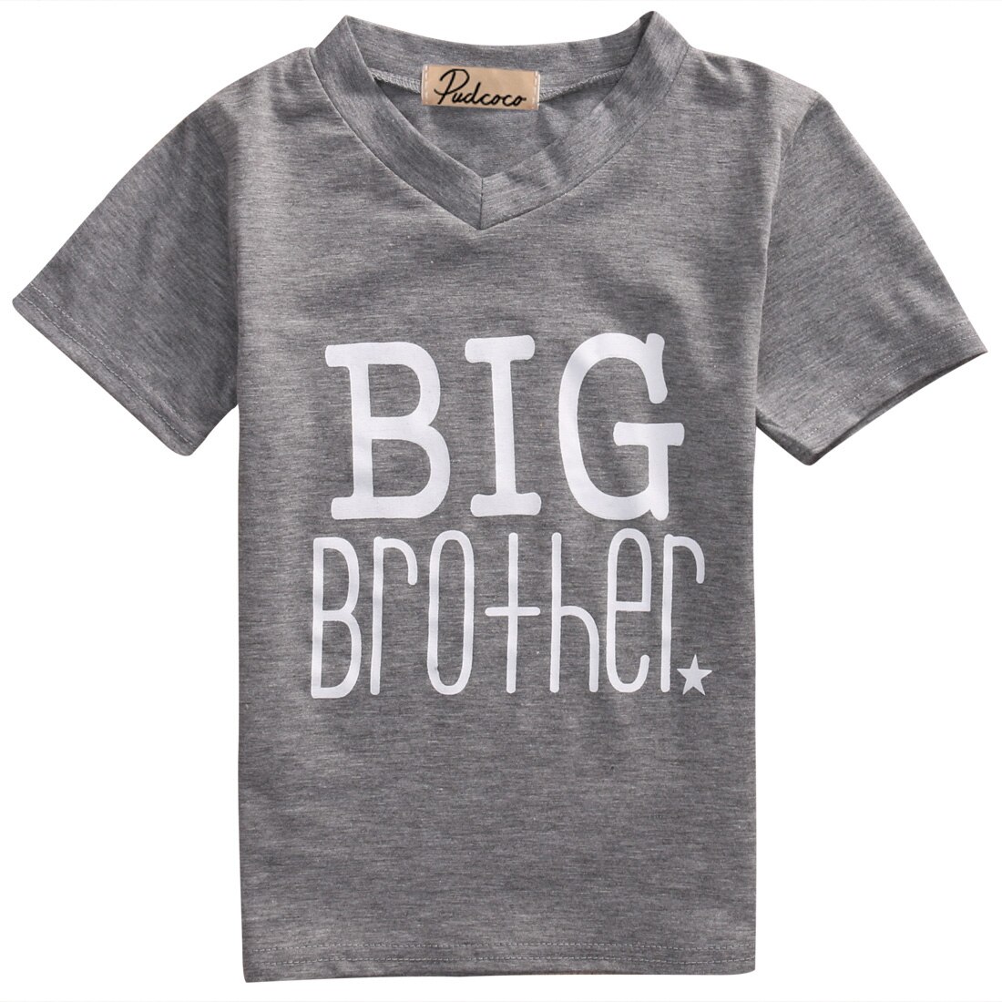 Mode Broertje Baby Boy T-shirt en Grote Broer Baby Jongens shirt Familie Bijpassende Kleding Kids Kinderen T-shirt 2-7Y