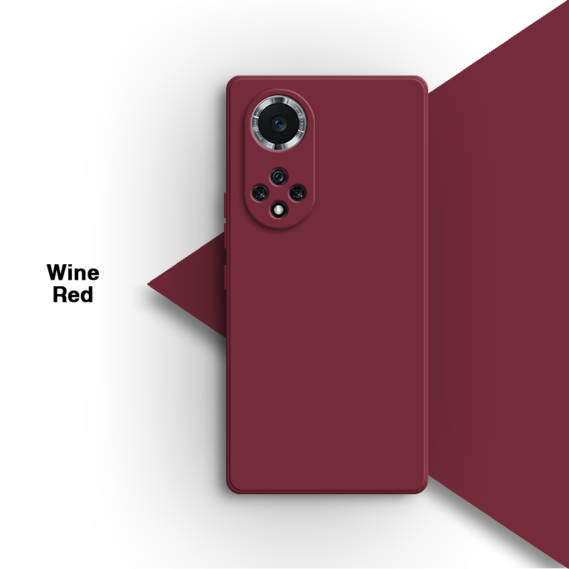 Einfache Original-Handyhülle für Huawei Nova 9 Nova 9 Profi SE 9 Profi 9 SE 5G, hochwertige, quadratische, flüssige Silikon-weiche Handy, Mobiltelefon Rückseite: Kunststoff / Lila