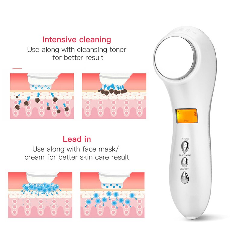 6 In 1 Ultrasonic Cavitation Machine EMS Galvanic LED Ultrasound Slimming Body Face Lift Tools Infrared Therapy Beauty Apparatus