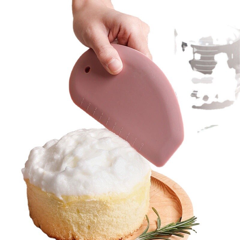 1Pcs Flexible Silicone Bowl Scraper Pastry Best Bench Scraper For Cakes Kitchen Aid Food Scraper For Dish Pan Bowl Dough Tools