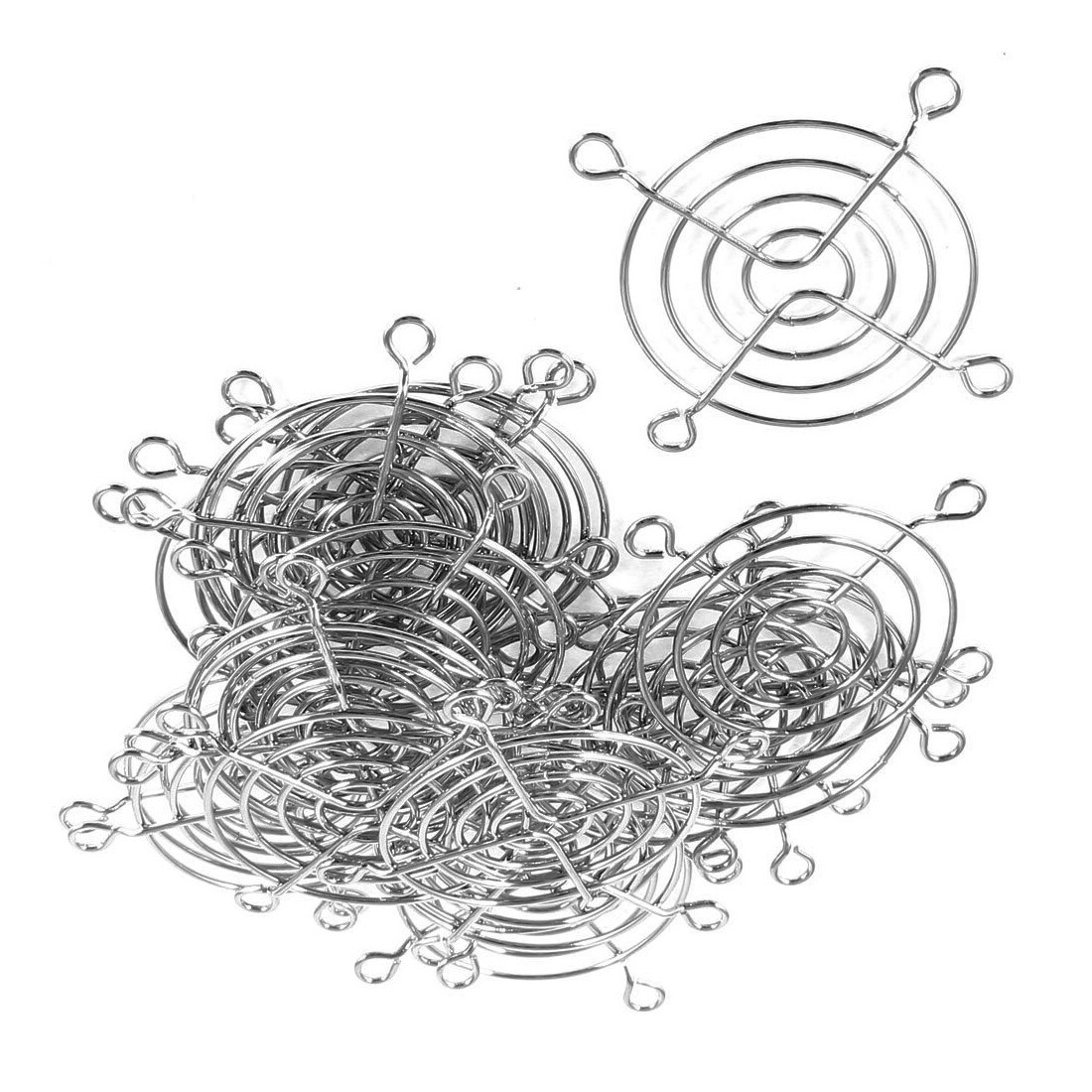 20 stuks Silver Tone Metal Grill Protector Finger Guard voor 60mm Case Fan