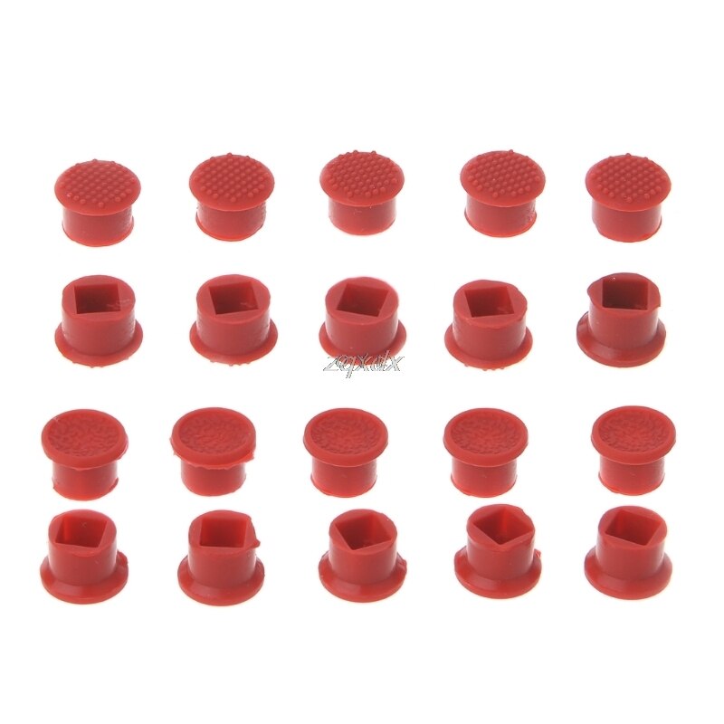 10 pçs tampas vermelhas para lenovo ibm thinkpad mouse portátil ponteiro trackpoint boné 2 tipo z08 navio da gota