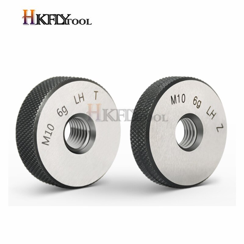 Thread Ring Gauge 6g Left Tooth LH Ring Gauge G/No Go Gage External Thread Ring Gauge M2-M30 Left Hand measuring Tool