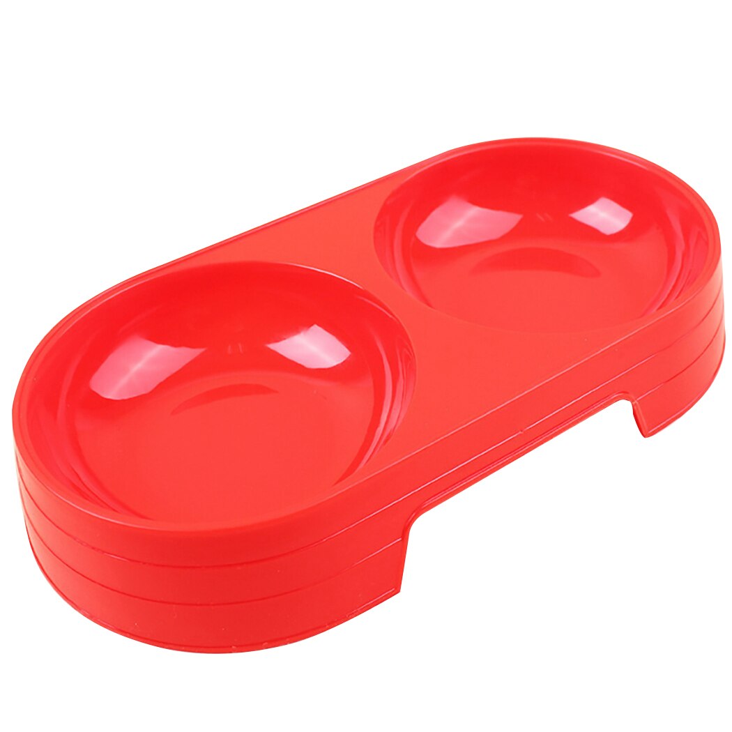 Cuenco de plástico para mascotas de Color caramelo, suministros de Alimentación de Mascotas, alimentador de agua para perros y gatos, Color aleatorio, 1 ud.: Red