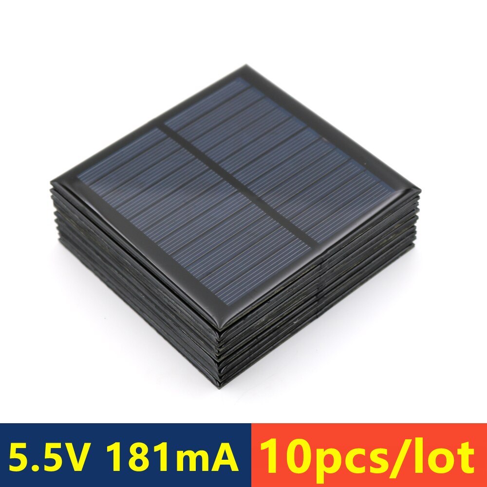 Cella solare 5.5V mini Sistema Solare FAI DA TE per La Batteria 5V Pannello Solare Caricabatterie Del Telefono Portatile 70mA 80mA 100mA 110mA 160mA 180mA 291mA: 180mA