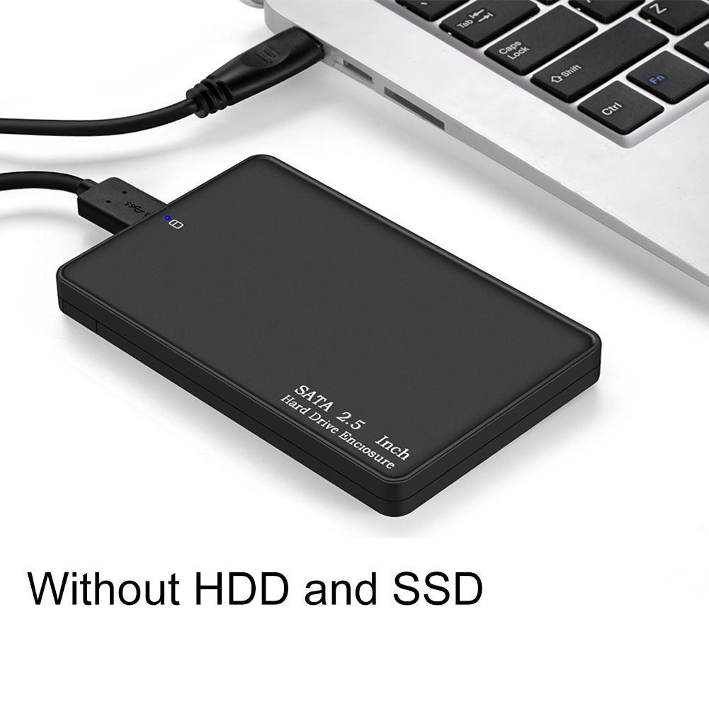 2.5Inch Usb 3.0 Sata Hd Hdd Drive Externe Hdd 5 Case Voor Ssd/Behuizing Tool Gratis Disk zwart Uasp Gbps Harde Ondersteuning 2T T2F2