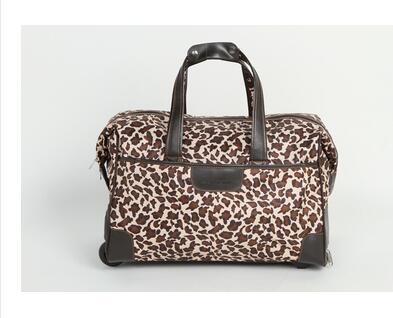 Reizen Trolley tassen Vrouwen wheeled Rolling tassen Carry Op Duffle Bagage tas met wielen koffer reistassen hand bagage