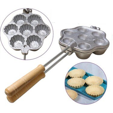 Casting Tartlet Mold Kleine Tartlet Form Verschiedene Formen Tartlet Thai Mold Pan Herd Alumınum Hol Modell