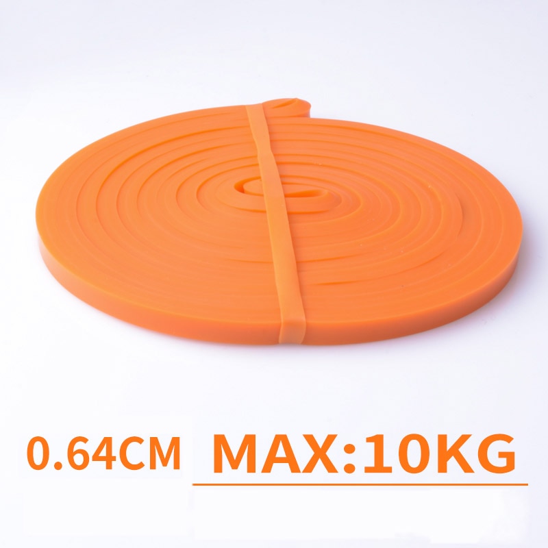 Resistance Band Exercise Elastic Band Workout Ruber Loop Strength Pilates Fitness Equipment Training Expander Unisex: M / Orange