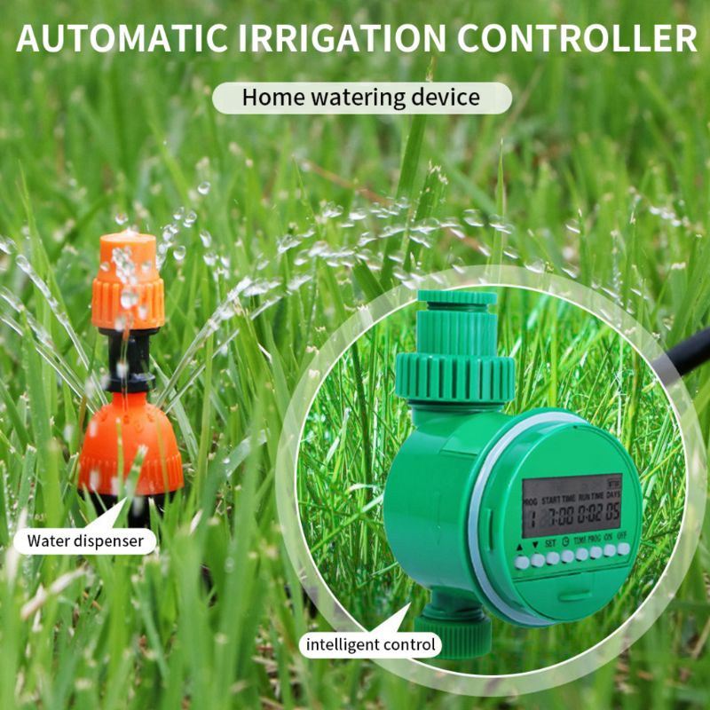 LCD Display Automatic Irrigation Controller Electronic Garden Watering Timer