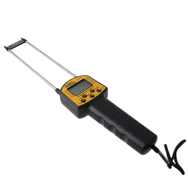 Medidor de humedad de grano con pantalla Digital LCD, Sensor inteligente con sonda para maíz, trigo, arroz, harina de trigo, forraje, semilla de colza