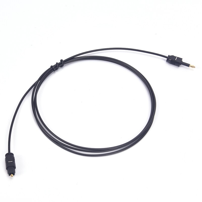 1pc Für Toslink zu Mini Stecker 1M Toslink Audio Kabel Digital Optical SPDIF Audio Kabel Draht 3,5mm audio Stecker Kabel