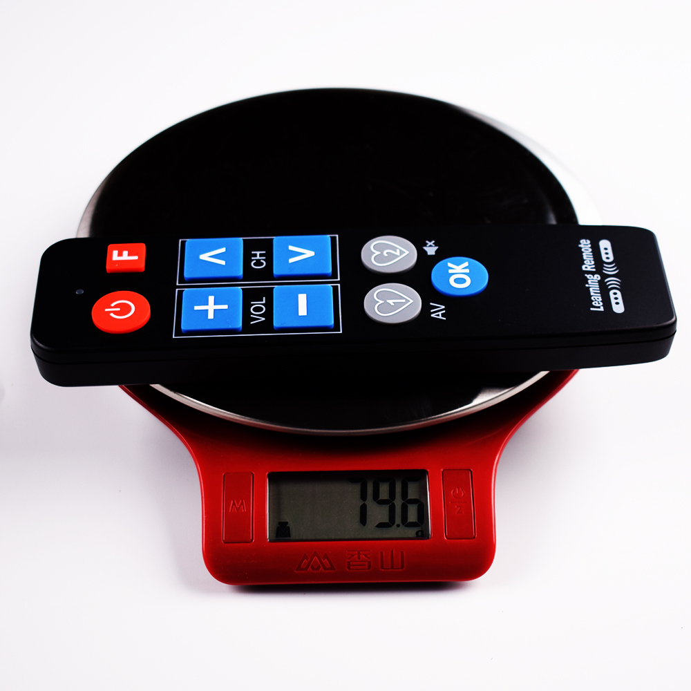 Control remoto Universal IR Learn para TV-BOX DVD STB VCR HIFI TV calentador, controlador de aprendizaje de 9 botones grandes