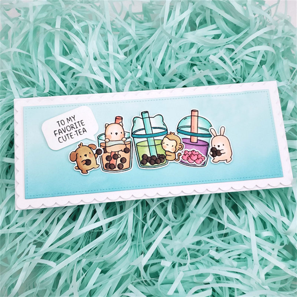 Troqueles y sellos de corte de feliz cumpleaños/nieve mucho amor, troquel de palabras de sentimientos navideños grandes para manualidades de tarjetas de álbum de recortes DIY