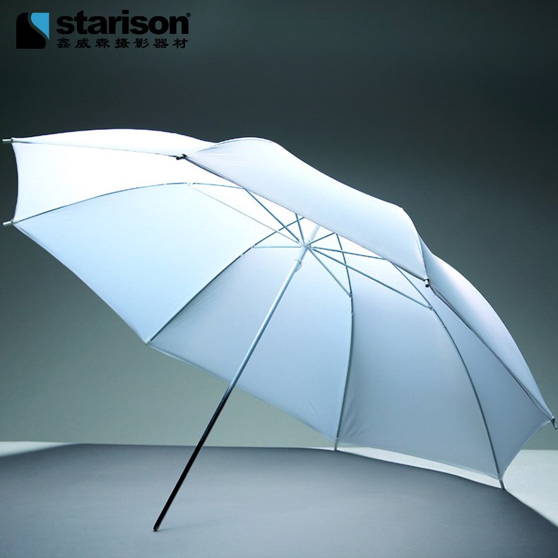 2 Stuks 109Cm 43 "Fotografie Photo Pro Studio Soft Doorschijnend Wit Diffuser Paraplu Voor Studio Flash Lamp Verlichting CD50Y