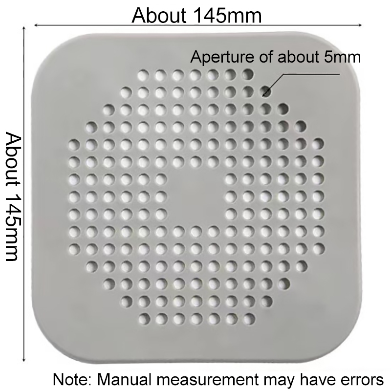 Zeef voor Douche Afvoer Haarfilter Gootsteen Blocker Bad Stopper Badkamer Mesh voor Haar Afvoer Zeef Aanrecht Filter GLQ01