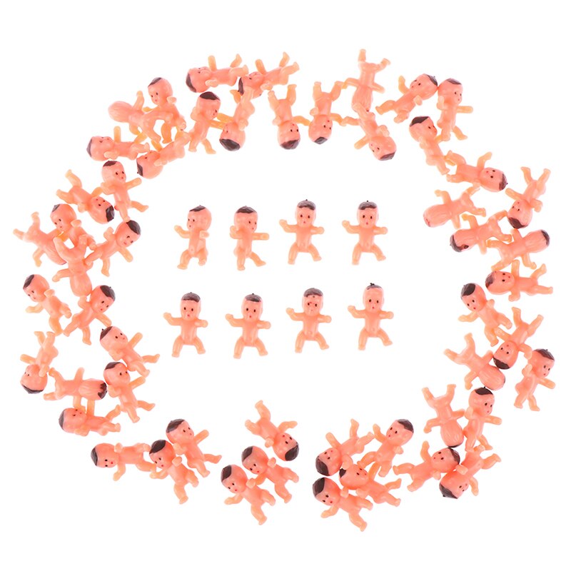 , 10/20/60 Uds., 1 pulgada, Mini juguetes de plástico para bebés