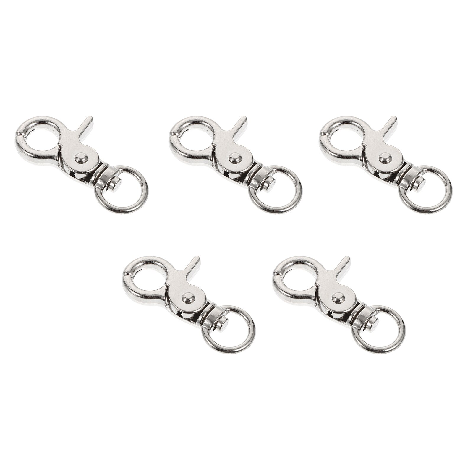 5Pcs Bird Cage Locks Lobster Clasp Door Lock Parrot Cage Safety Buckle Pet Cages Accessories: Default Title