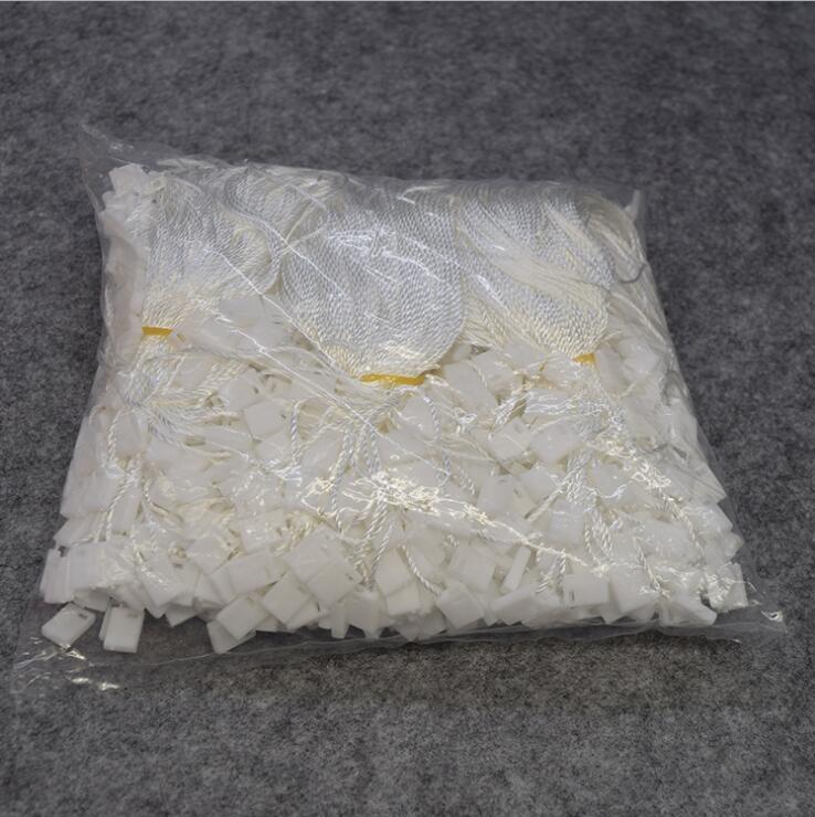 Gratis Bezorging Zwart En Waite Hang Tag String Hang Tag Strings Snoer Voor Kledingstuk Rijgen Prijs Hangtag Of seal Tag: white