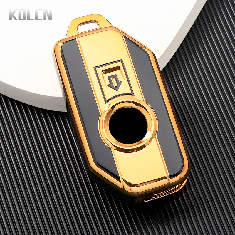 Tpu-flipnøkkeldeksel til bmw  r1250gs r1200gs c400gt f750gs f850gs k1600b k1600gt r1200rs r1200rt f900r f900xr motorsykkel: Militærgrønn
