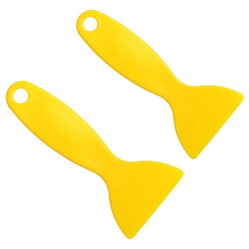 Envoltura de película de vinilo para coche, limpiador de láminas de plástico amarillo, removedor de burbujas de aire, pegatinas, herramientas de instalación, escurridor de estilismo automático
