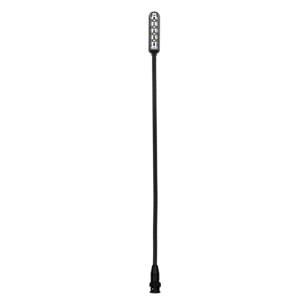 Lámpara BNC de 12V y 0,5 W, luz LED de cuello de cisne para consola, lámpara mezcladora led bnc