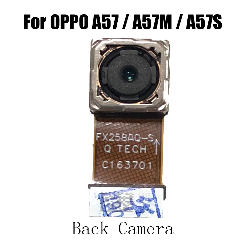Posteriore di Fronte Fotocamera Posteriore Fotocamera Principale Grande Modulo Della Macchina Fotografica del Cavo Della Flessione per OPPO A57 A57S A57M di Ricambio Parti di Riparazione